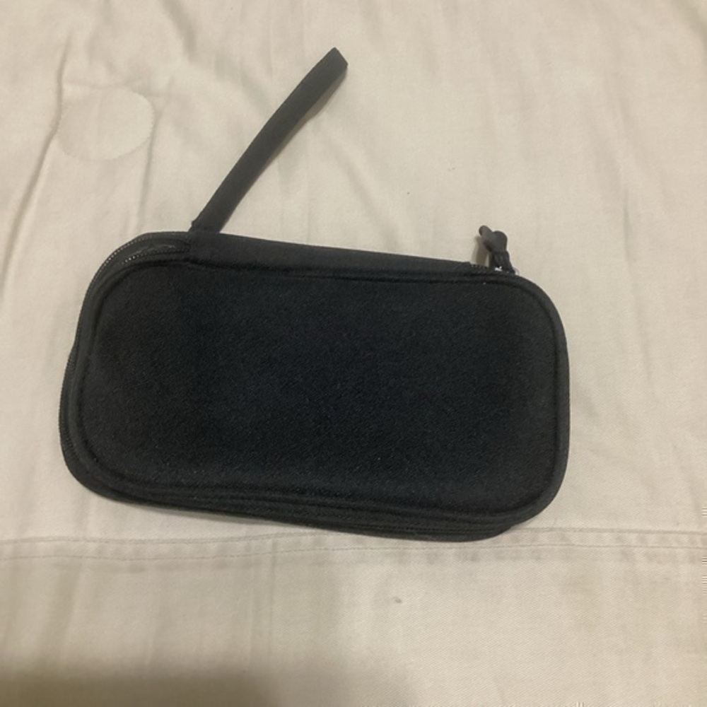 Black Electronic Travel Organizer Bag Pouch, Electronic Accessories Carry Case